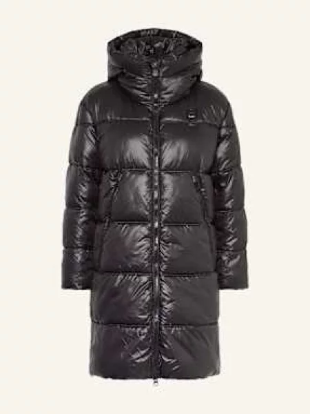 Blauer Płaszcz Pikowany Armory schwarz czarny