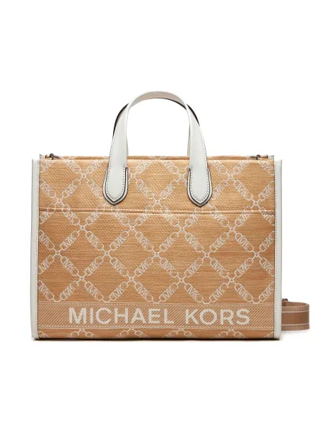 Kabelka Michael Michael Kors béžová