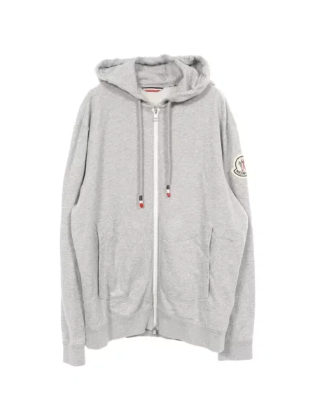 Mikina s kapucňou Moncler sivá