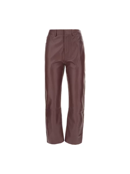 Spodnie Alberta Ferretti brązowe