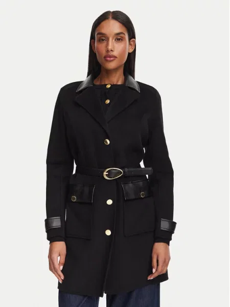 Marciano Guess Płaszcz wełniany czarny