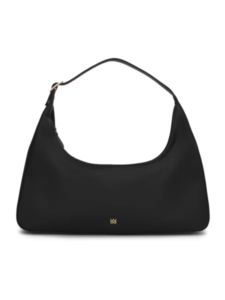 Torebka hobo Kazar skórzana czarna