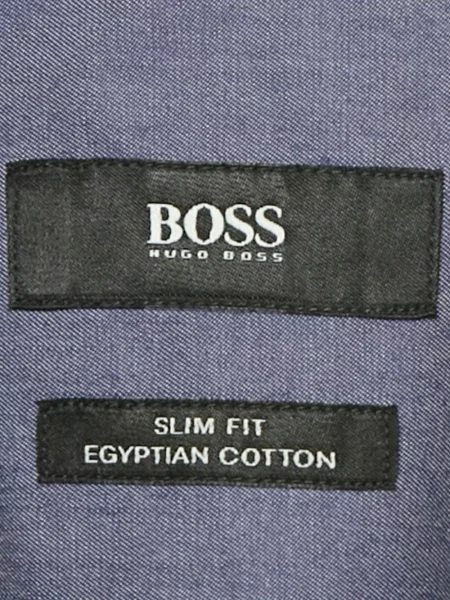 Lung cămașă Boss albastru