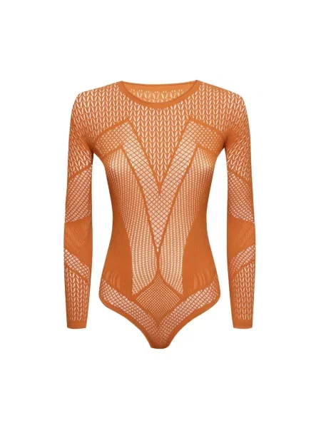 Body Wolford brązowy