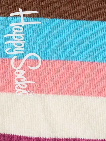 Skarpetki Happy Socks Pride Stripe w kolorze białym wielokolorowe białe