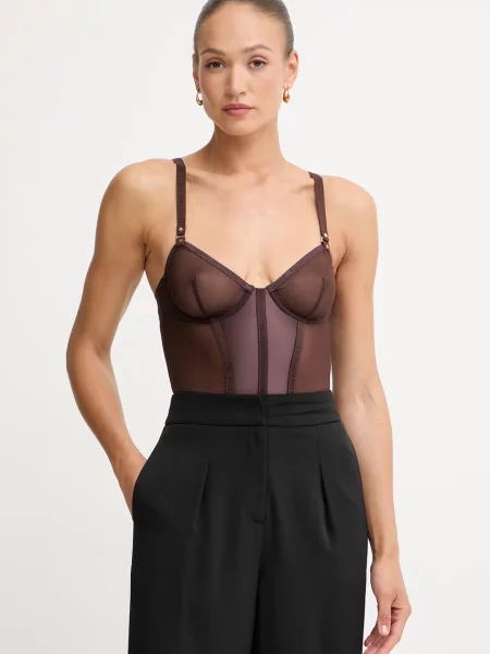 Elisabetta Franchi body dámske hnedá