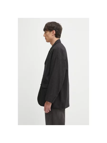 Visvim marynarka z wełną hammons jkt santome czarny