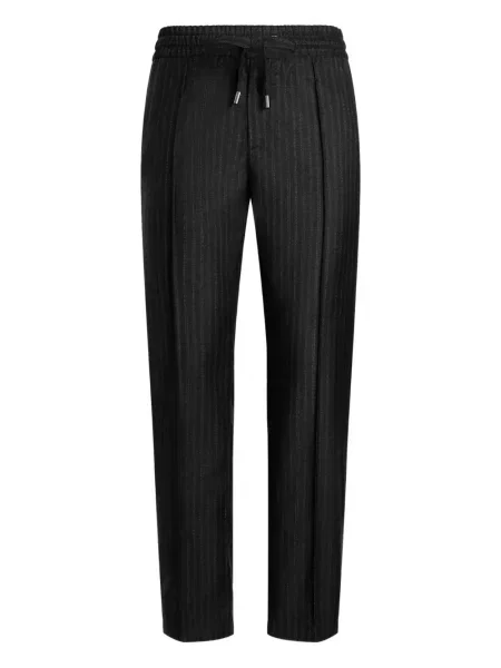 Pantaloni Dolce & Gabbana cu dungi negru