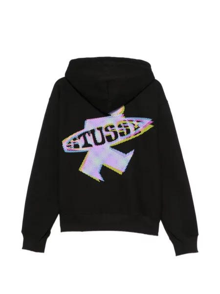 Hanorac cu glugă Stüssy negru
