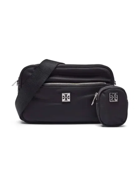TORY BURCH Geantă poștaș + borsetă Virginia negru