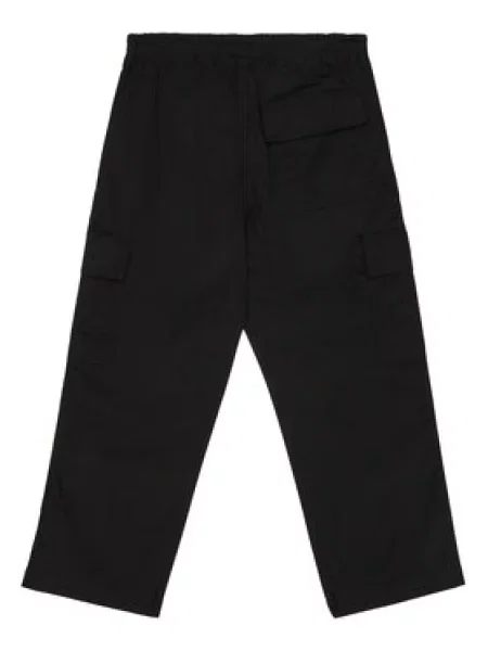 United Colors Of Benetton Medžiaginės kelnės Straight Fit juoda