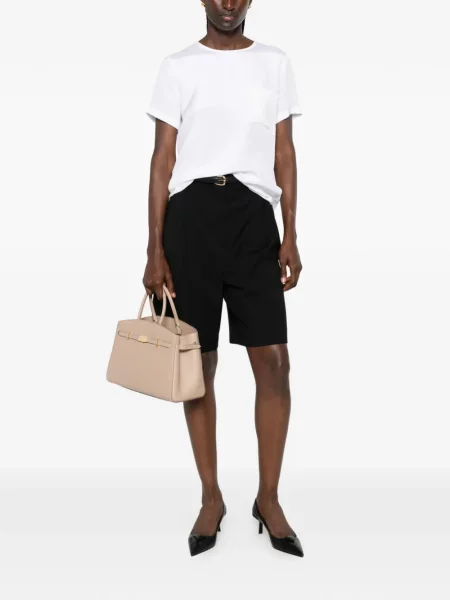 Tricou Max Mara cu broderie alb