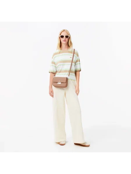 Сумка через плечо Lacoste коричневая