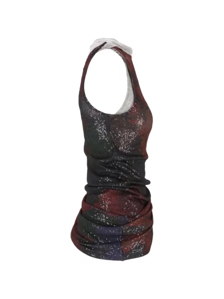 Top Maison Margiela cu imagine drapat gri
