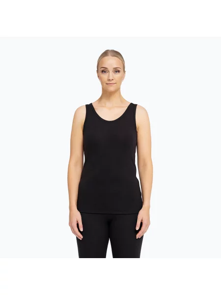 Tricou termoactiv pentru femei Dovre Wool Singlet black negru