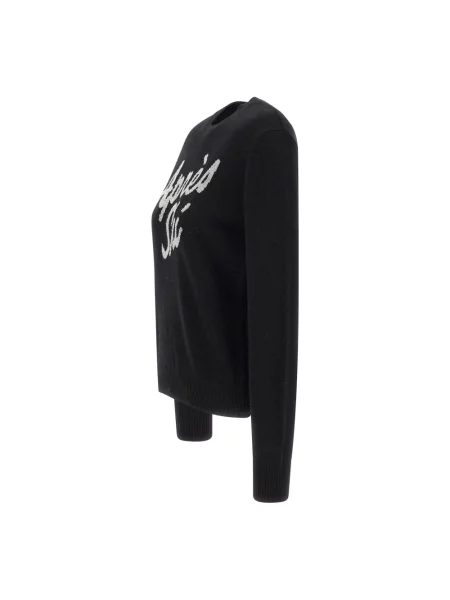 Sweter Mc2 Saint Barth wełniany czarny