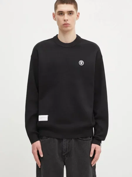 AAPE pulover Now Knit negru