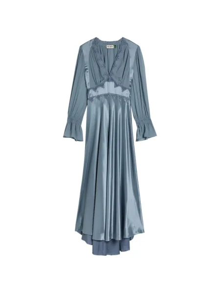 Rochie midi Rixo din dantelă până la genunchi de costum albastru
