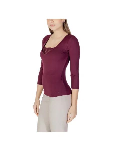 Tricou mânecă lungă Morgan violet