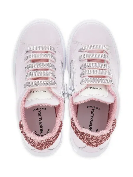 Sneakersy dziecięce Monnalisa różowe