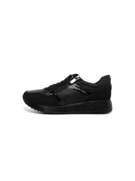 Sneakerși Marco Tozzi negru