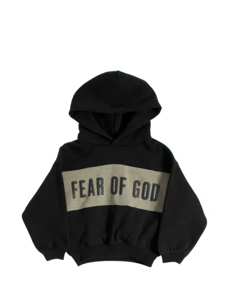 Bluza z kapturem dziecięca Fear Of God Essentials czarna