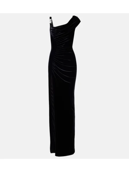 Rochie Versace de catifea negru