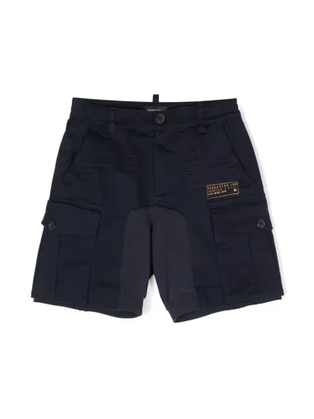Szorty cargo dziecięce Dsquared2 niebieskie