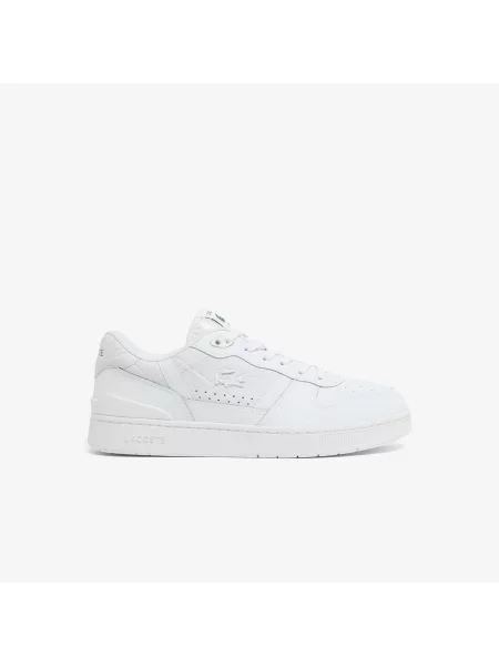 Lacoste Skórzane Sneakersy T-Clip Set biały