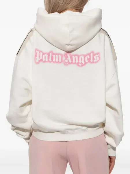 Hanorac cu glugă Palm Angels alb