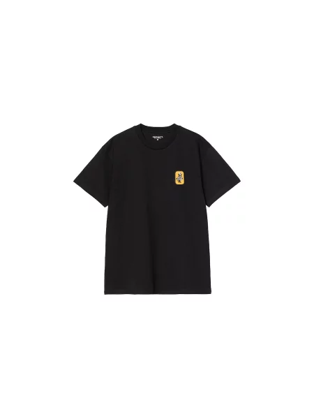 Carhartt WIP S/S Signal T-Shirt Black Mężczyźni Koszulki Carhartt WIP Size: XL czarny