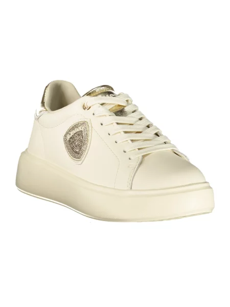 Blauer Sneakersy weiss beżowe