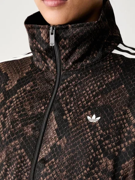 Атласный свитер Adidas Originals со змеиным принтом