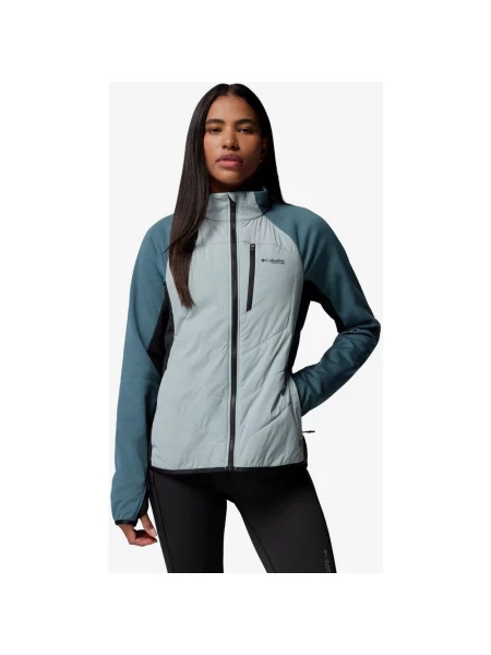 Polar Columbia Arctic Crest Hybrid Full Zip Jasny L niebieski