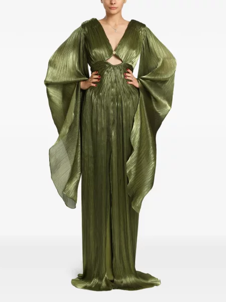 Rochie maxi Miau By Clara Rotescu verde