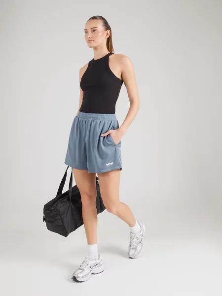Hummel Športové nohavice PULSE dymovo modrá