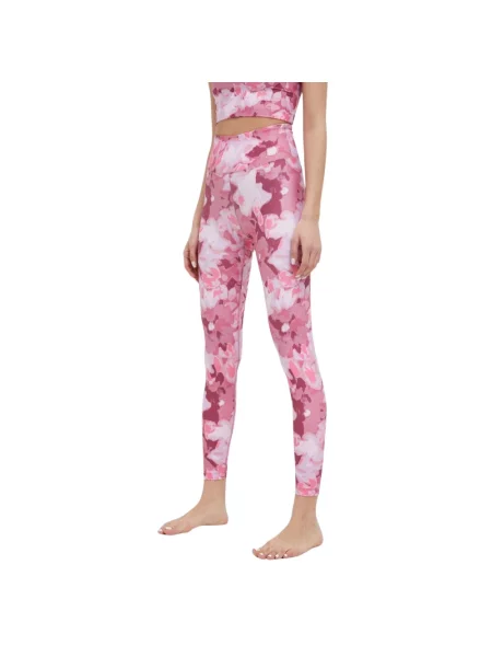 Casall legginsy do jogi wzorzyste różowy