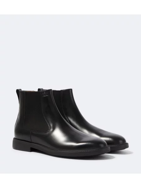 Botine chelsea Church's din piele negru