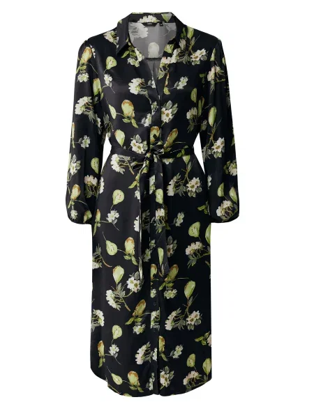 MEXX Rochie tip bluză Birne kaki / verde măr / negru alb