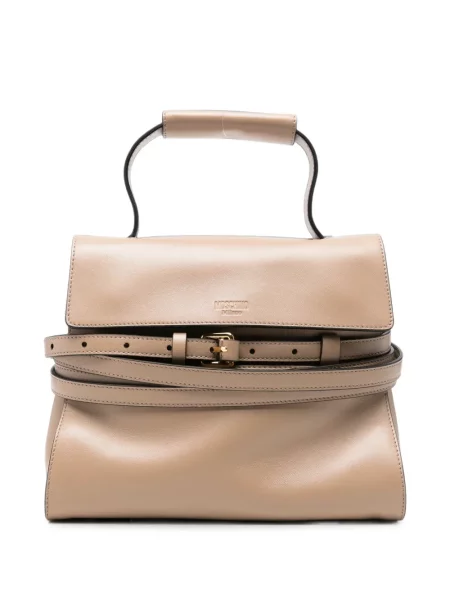 Cu centură geantă shopper Moschino din piele