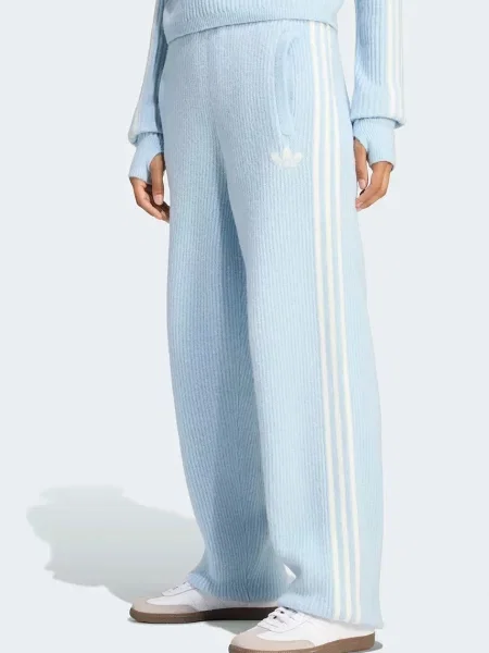 Adidas Originals spodnie dresowe z dodatkiem wełny Adiluna Season 2 x Jennie niebieskie