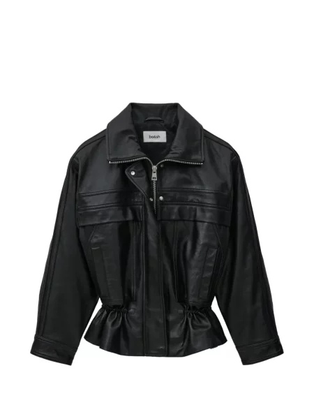 Geanta de piele Ba&sh negru