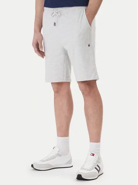 Tek bermuda kratke hlače Tommy Hilfiger siva