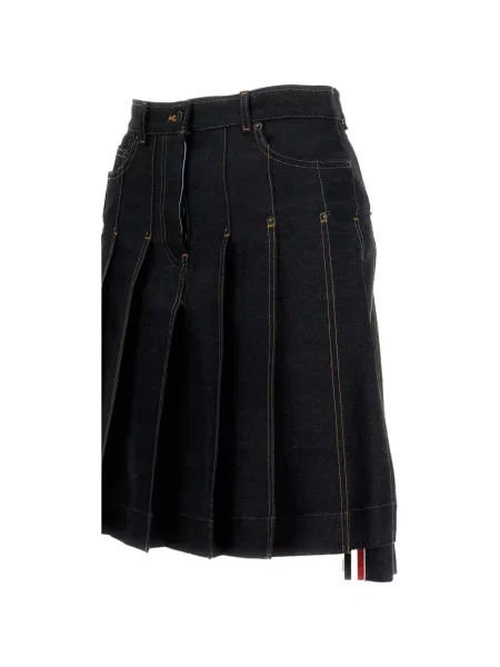 Fusta mini Thom Browne asimetrică albastru