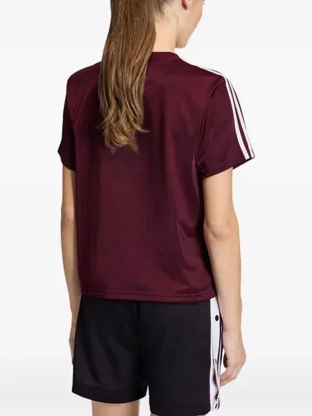 Pöttyös fűzős csipkés póló Adidas kék