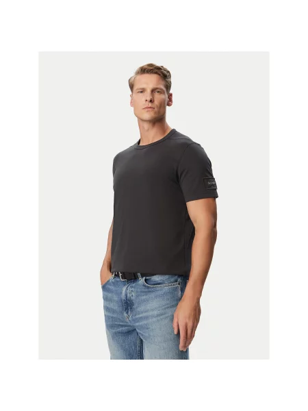 Calvin Klein Jeans Majica Temno rjava