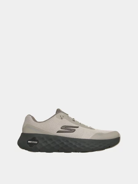 Кросівки для спорту Skechers GO WALK MAX CUSHIONING FLEX текстиль/штучна шкіра сірий
