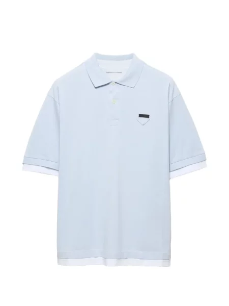 Tricou polo Prada albastru