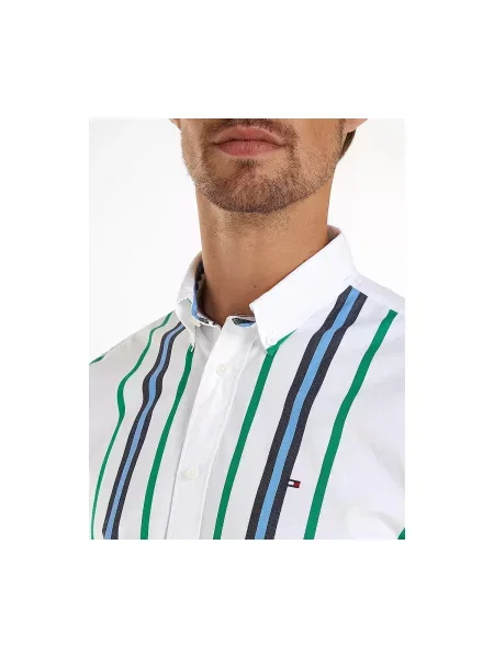 Košeľa Tommy Hilfiger zelená