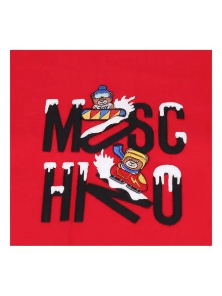Szal Moschino wełniana czerwona